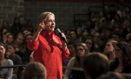 Clinton pretende controlar la venta de armas si gana las presidenciales